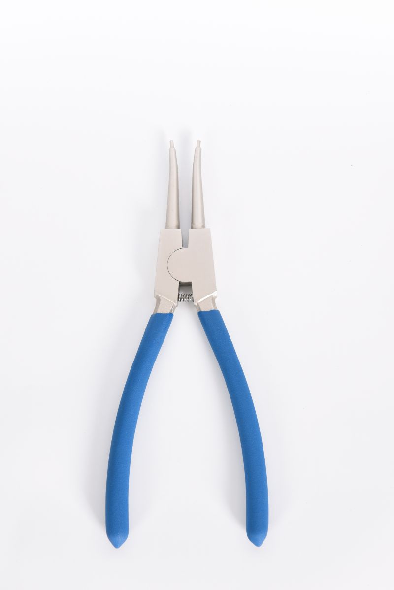 American-Style External Circlip Pliers with Straight Tips