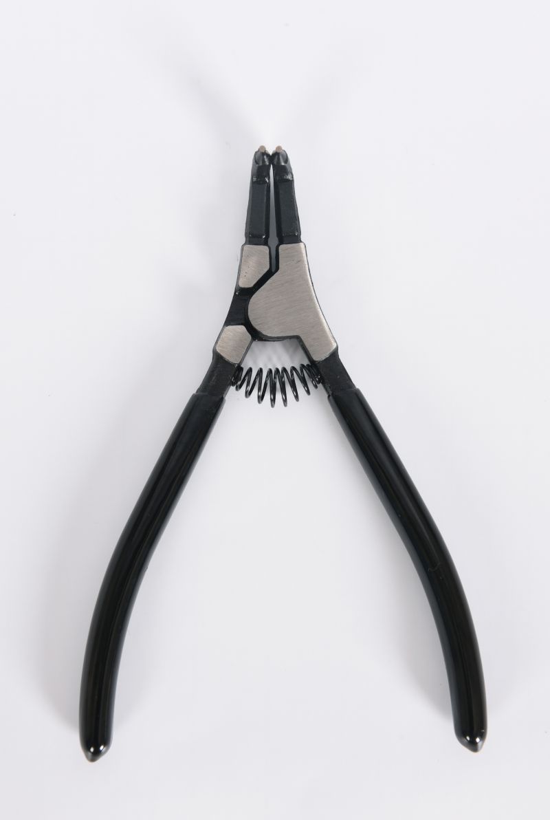 European-style External Circlip Pliers with Bent Tips