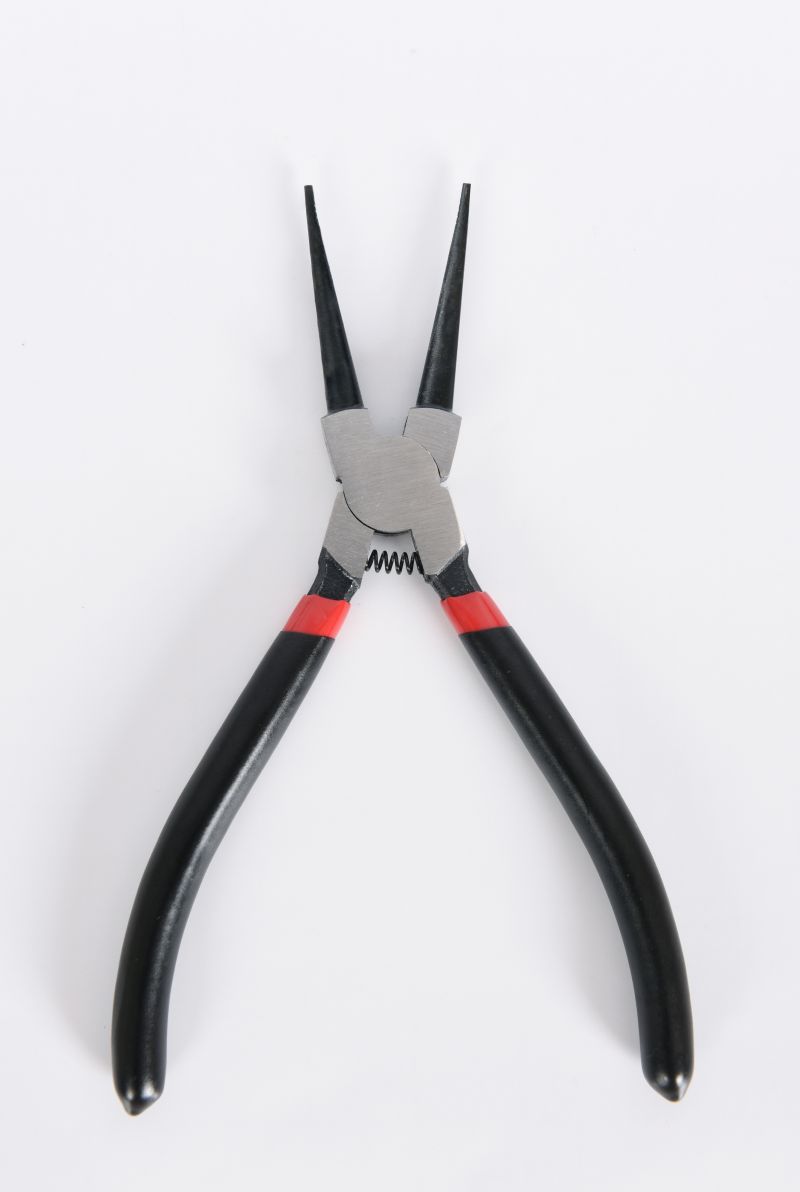 Japanese-style Internal Circlip Pliers with Straight Tips
