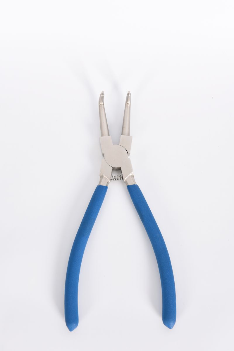 American-Style Internal Circlip Pliers with Bent Tips