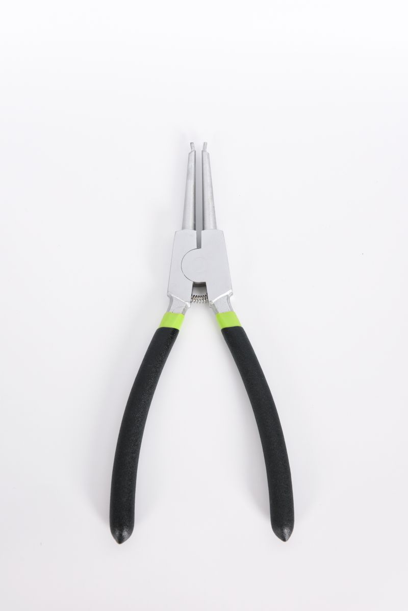 Advanced American-Style External Circlip Pliers with Straight Tips