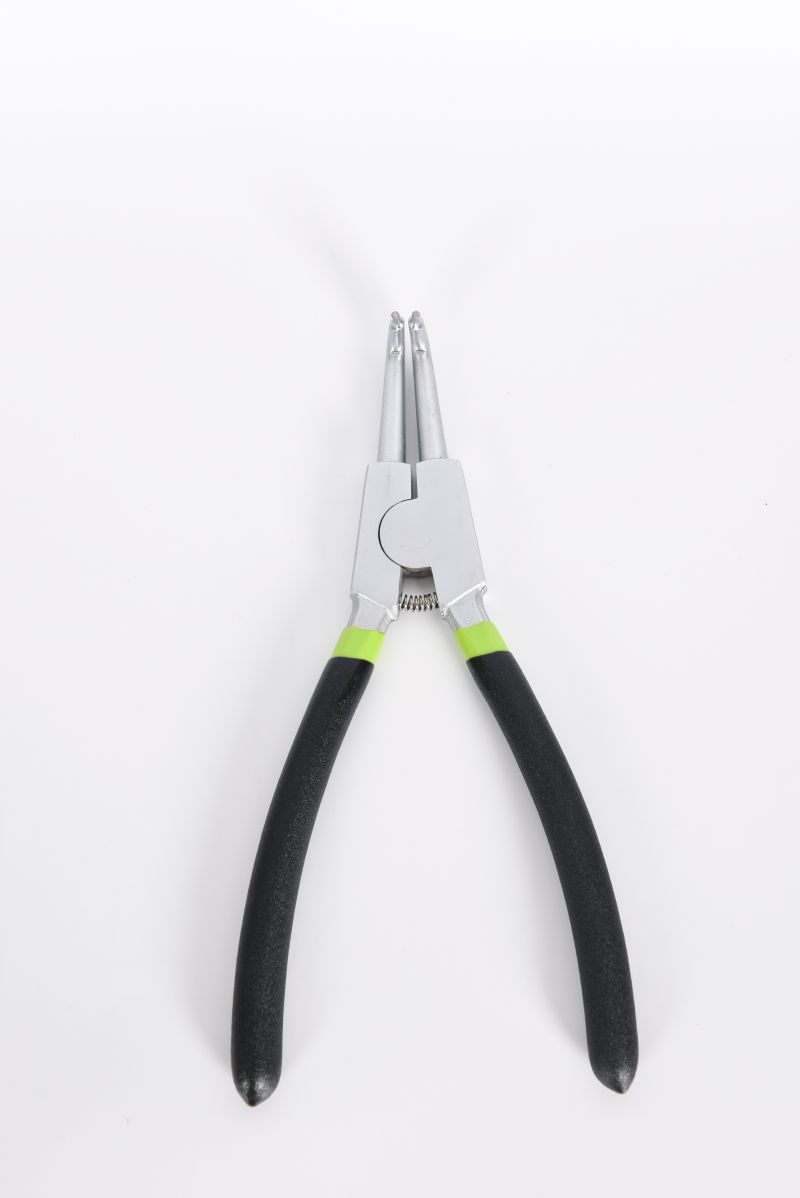 Advanced American-Style External Circlip Pliers with Bent Tips