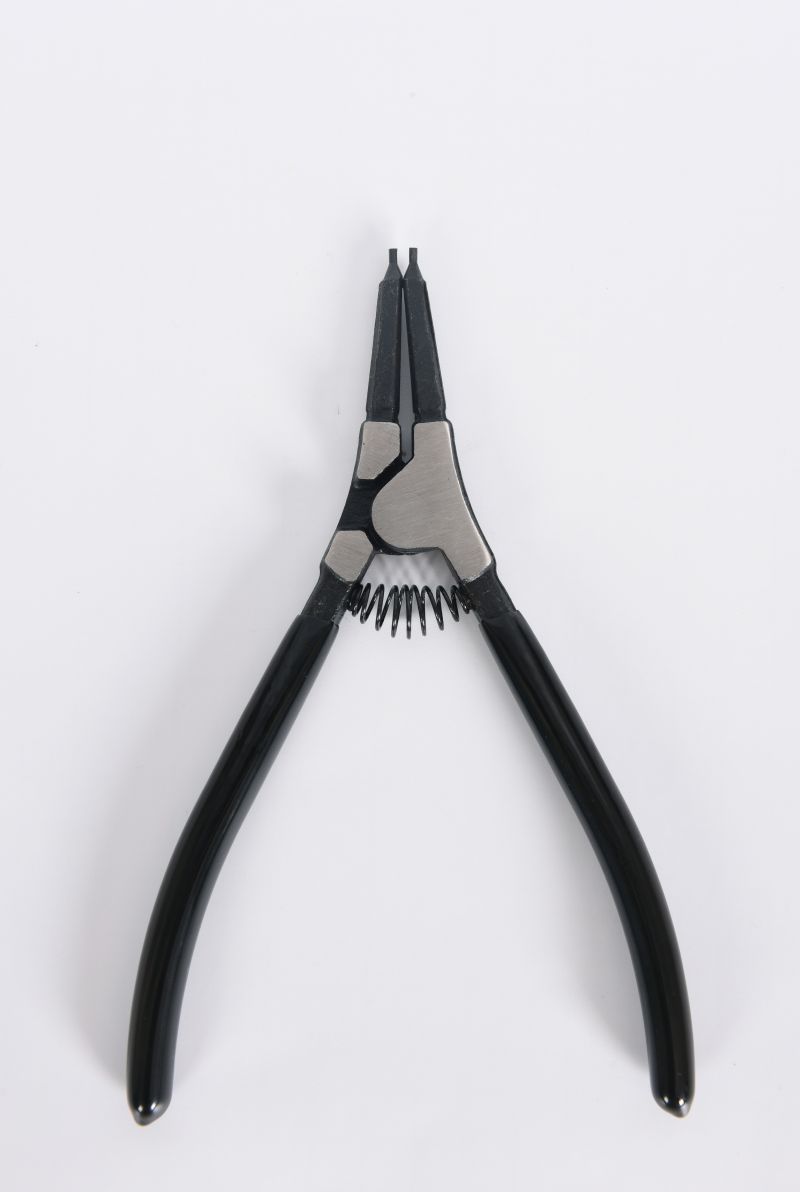 European-style External Circlip Pliers with Straight Tips